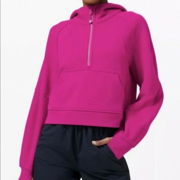 Lululemon Scuba Half Zip Ripened Raspberry XS/S - Picture 3 of 6